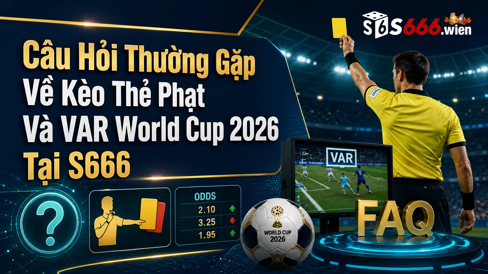 Câu Hỏi Thường Gặp Về Kèo Thẻ Phạt Và VAR World Cup 2026 Tại S666