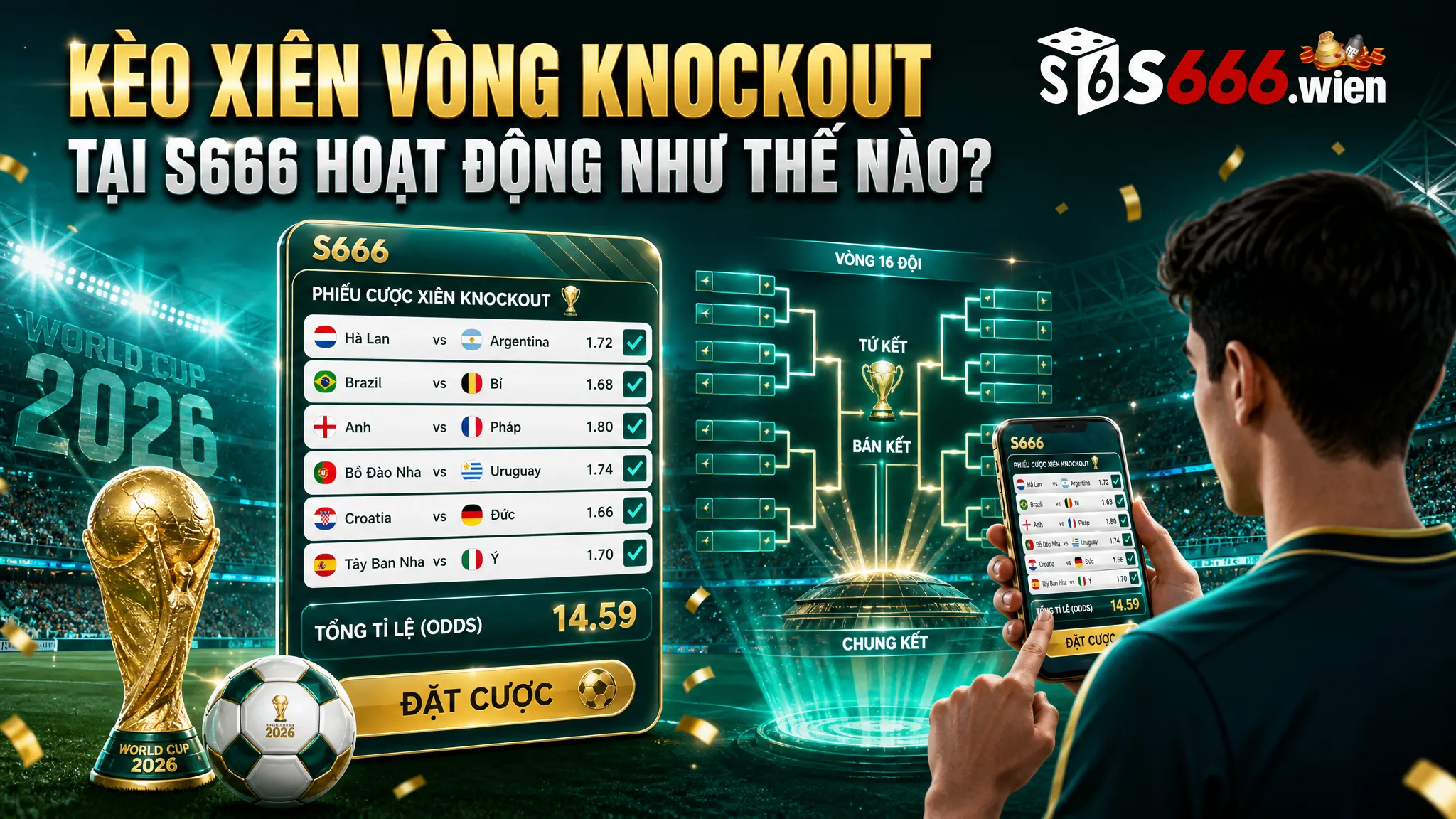 Kèo Xiên Vòng Knockout Tại S666 Hoạt Động Như Thế Nào?
